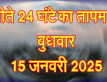 बुधवार 15 जनवरी 2025