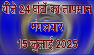 मंगलवार 15 जुलाई 2025